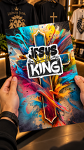 Diseño Jesus is my King - arte digital